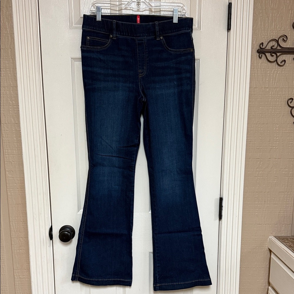 SPANX Dark Indigo Flare Jeans